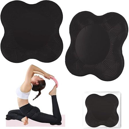 Yoga Kneeputer, 2-pakks Ikke-skli Yoga Kneeputer Matte Yoga Kneepute Yoga Støtteputer For Beskyttelse Knær, Hender, Håndledd Og Albue, 25x25cm