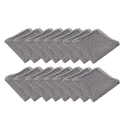 16 STK 3D Mesh Rengjøringsklut Flerbruks Mesh Oppvaskkluter for Våt og Tørr Oppvask Net Cl