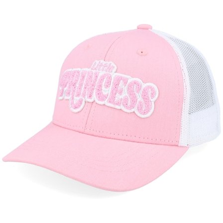 Kinder Kiddo Cap - Rosa trucker Cap - Kinder Little Princess Chenille Pink/White Trucker @ Hatstore