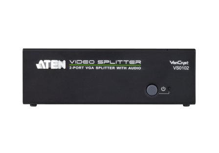 ATEN VanCryst VS0102 - video/lyd-splitter - 2 porter