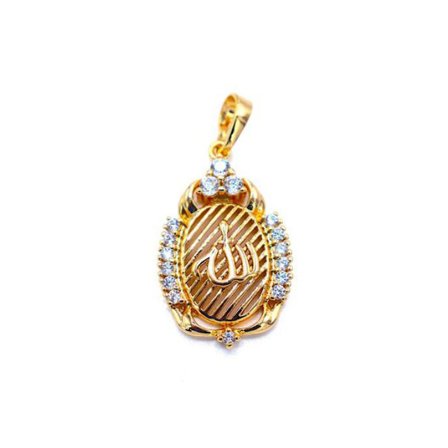 Allah Gud anheng med hvite steiner