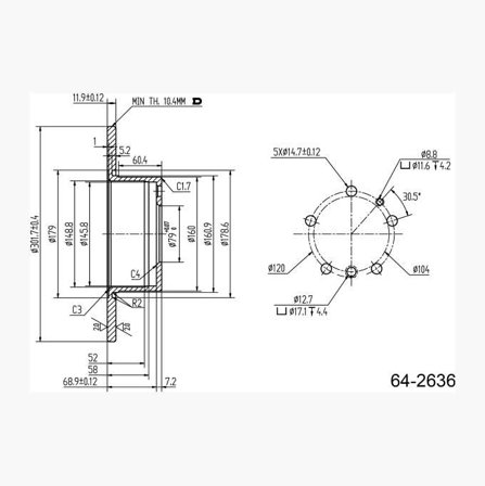 Biltema - BREMSESKIVE