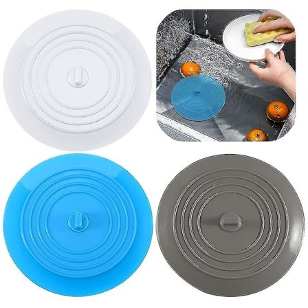 Silikontvättställ Badpropp Silikondräneringspropp Universell Badkarspropp Gummibadpropp Uni