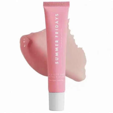 Summer Fridays Tinted Lip Butter Balm - Vegansk læbepomade til øjeblikkelig fugt, glans og hydrering - Blødgørende og beroligende hudpleje