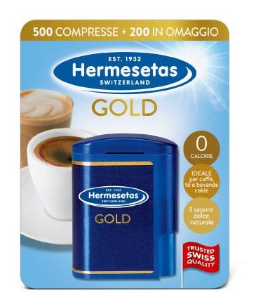 Hermesetas Gold 500+200 Compresse - Dolcificante Ipoallergenico