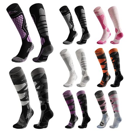 Ski Socks Thermal Wool Sports Snowboard Cycling Skiing Socks for Men Women Breathable Stockings Knee High Climbing Sports Socks