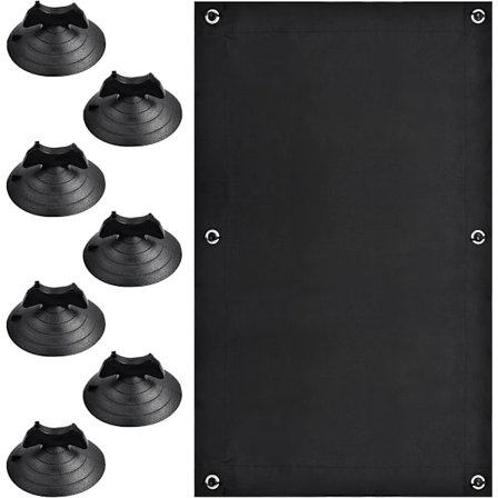 Mørklægningsrullegardin - Ingen boring - 96 x 100 cm - Bærbart mørklægningsgardin til vinduer