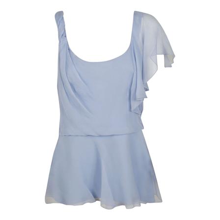 Alberta Ferretti, Top Blauw, Dames, Maat:S
