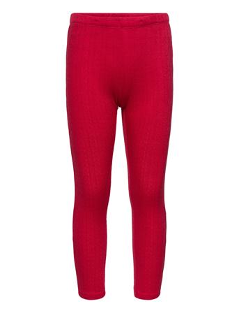 Leggings Patternknit Tricot Outerwear Base Layers Baselayer Bottoms Red Lindex