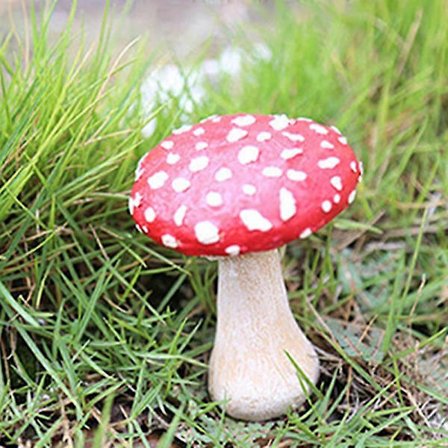 Svampehaveindretning Harpiks Svampestatueindretning Til Bryllupsferie Dagligdag