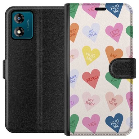 Yhteensopiva Lompakkokotelo Motorola Motorola Moto E13 Karkkisydämet