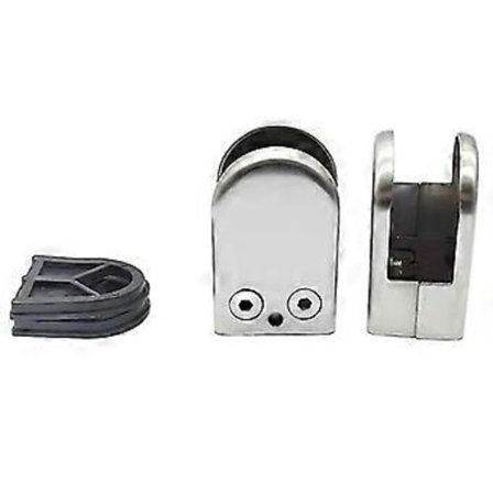 4 st Glas Rostfritt Stål Glas Justerbart Glasfäste Platt