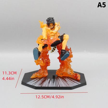 18 cm One Piece Figure Fire Fist Portgas·D· Ace Monkey·D·Luffy M 5