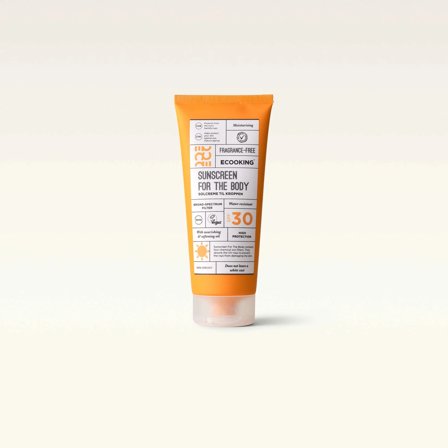 Solcreme Til Kroppen SPF 30 200 ml - ECOOKING