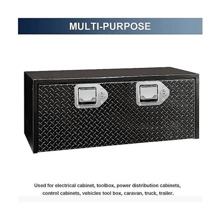 Truck værktøjskasse lås udskiftning rustfrit stål værktøjskasse paddle lås udskiftning håndtag med nøgler F