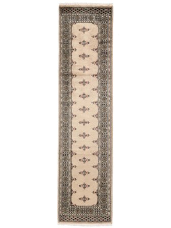 Tapis Pakistan Boukhara 2Ply 79X318 De Couloir Marron/Orange (Laine, Pakistan)
