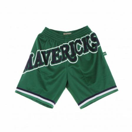 Mitchell & Ness basketball shorts man nba big face blown out fashion short hardwood classics dalmav Grøn, Herre Chino Shorts