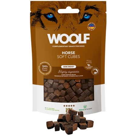 Woolf Soft Cubes - Horse (Monoprotein)