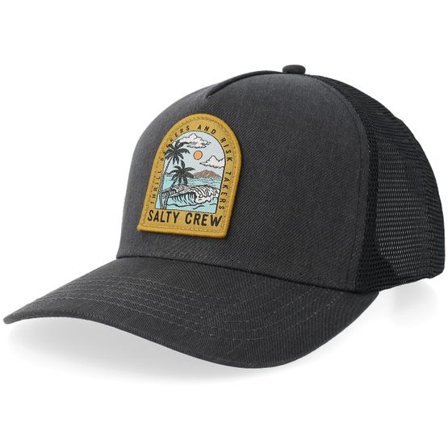 Salty Crew - Svart trucker Keps - "Archway Black A-Frame Trucker " @ Hatstore
