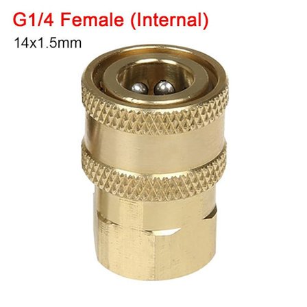 Aluslevyn sovittimen liitin Puhdistusaluslevyn liitin G1/4 NAINEN