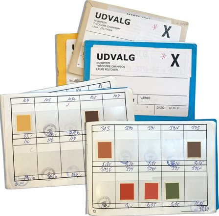 Danmark - 3 restudvalgshæfter med min. 110 frimærker - Postfrisk