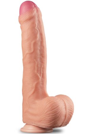 Kjøp Dual Layer Platinum Silicone Cock 28 cm - Dildo | God pris
