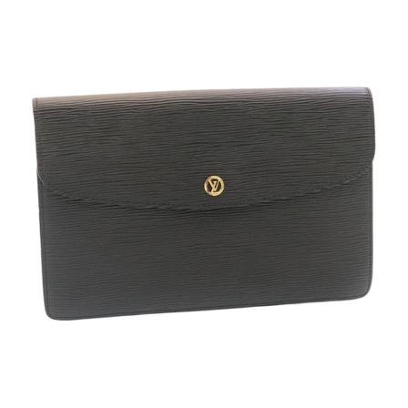 Louis Vuitton Vintage Pre-owned Montaigne Sort, Herre Vintage Tasker, Størrelse: ONE Size