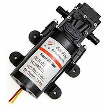 12V Högtrycks Membran Självsugande Pump för Husbil Husvagn Båt Marin Vattensystem