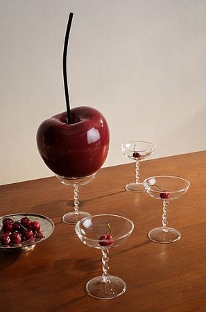 Jotex - Dekoracja bordowy/czarny - CHERRY - Kup Dekoracje firmy Jotex