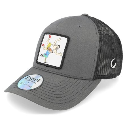 Pippi Longstocking - Grey trucker Czapka Z Daszkiem - Pippi Strongman Grey Trucker @ Hatstore