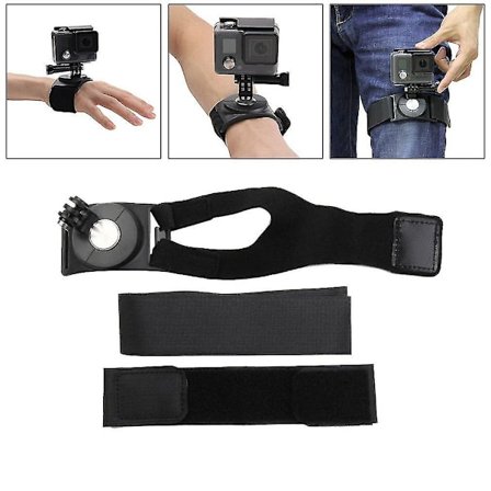 Puluz PU178B Håndledd, Arm og Beinstropper 360 Mount Gopro