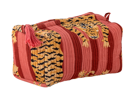 Bloomingville Poirino Toalettveske Rosa Tiger