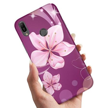 Huawei P30 Lite - Skal/Mobilskal Vit Blomma