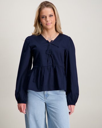 Gina Tricot Young Y puff sleeve blouse Bleu Hauts et chemisiers Fille - Kids Brand Store