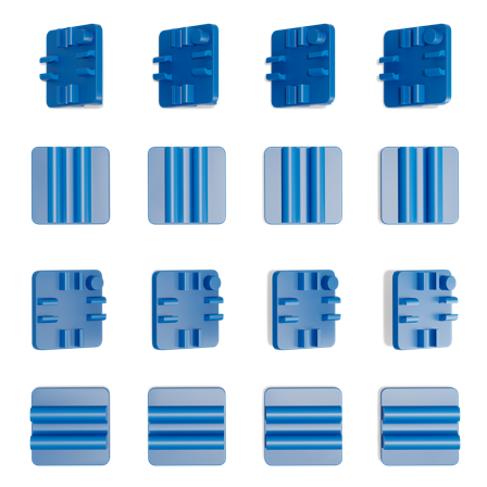 Ebeco Cable Clip Kabelklemme 250-pakning, Varme