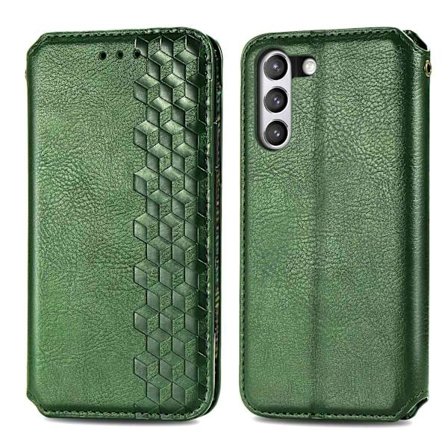 Kotelo Samsung A54 5G vihreä 3D magneettinen nahka