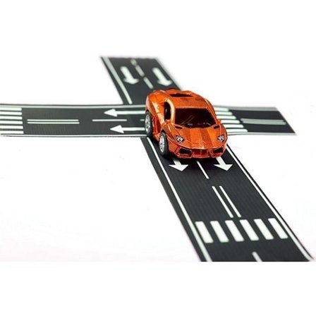 Stor maskeringstejprulle - Creative Seed - Vägmönster - Vuxen - Blandat