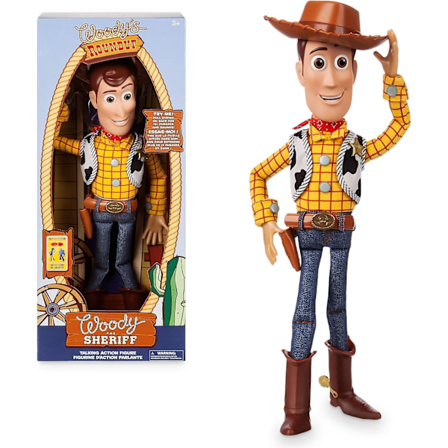 Toy Story Woody Interaktiivinen puhuva toimintahahmo, 35 cm / 15 tuumaa, ikäsuositus 3+-Perfet
