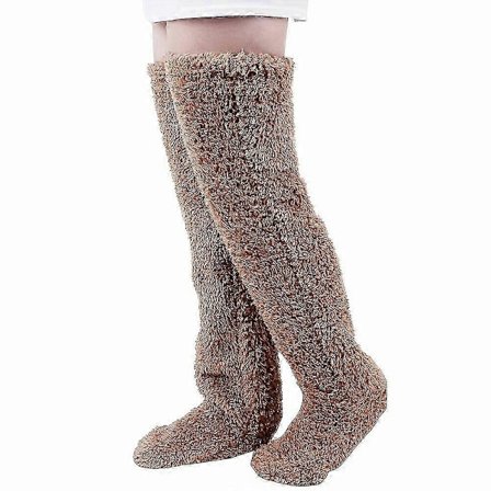 Termiska Benvärmare Strumpor Ljusbrun Vinterklädsel Komfort 1 Par[YJD]