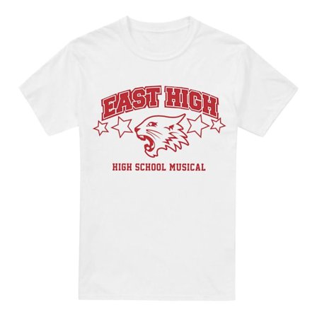 High School Musical Herr East High T-shirt XXL Vit