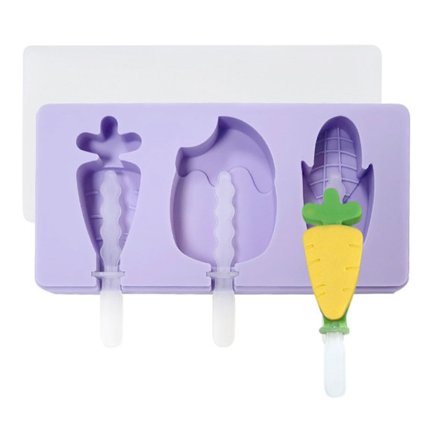 Jäätelömuotit silikonit Jäätelömuotit Kakkutikkumuotit tee-se-itse jäätelön valmistukseen Helposti irrotettavat jäätelömuotit