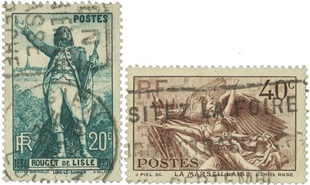 Frankrig 1936 - YT 314-315 - Stemplet