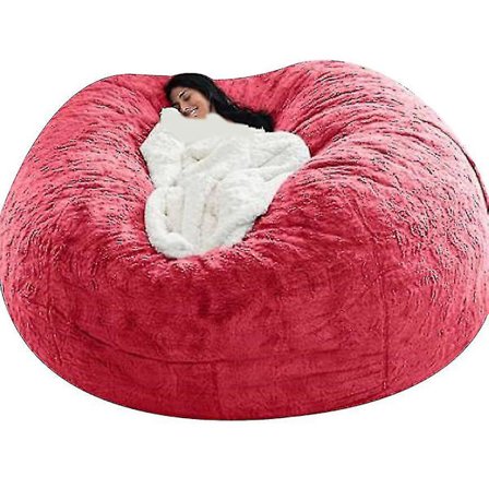 Lazy Sofa Bean Bag Kunstig Pels Bean Bag Bean Sofa