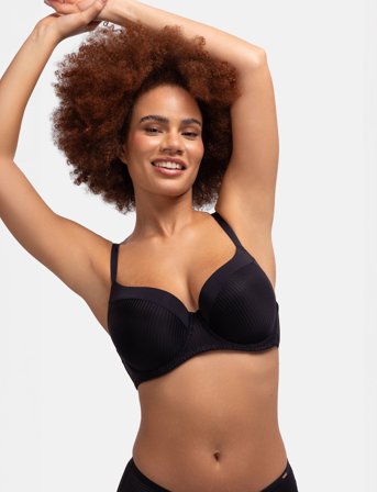 Dorina Carmen Light Padded Demi - Black - G x 75