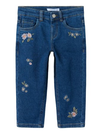 Nmfbella Mom Emb Jeans 1224-Fr Noos Blue Name It