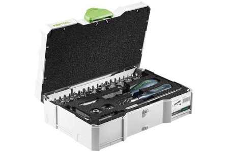 Festool 1/4"-CE RA-Set Spärrskaft 36 delar, Maskintillbehör & förbrukning