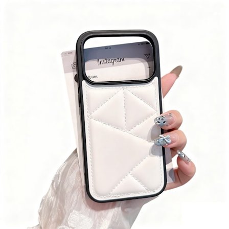 Passer for iPhone 17 Air mobiltelefondeksel, anti-fall trekantet skinndeksel