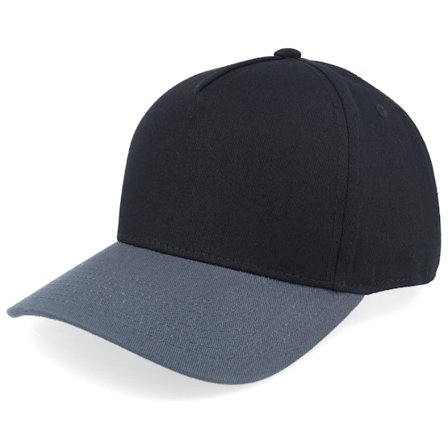 Equip - Sort adjustable Kasket - Blank Black/Dark Charcoal A-frame Adjustable @ Hatstore