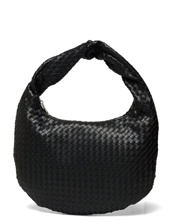 Gina Tricot Braided Shoulder Bag - Black - ONE SIZE