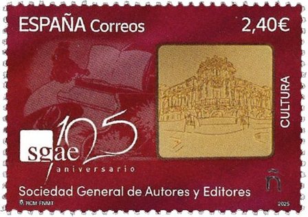 Spanien - SGAE 125 years - Postfrisk frimærke